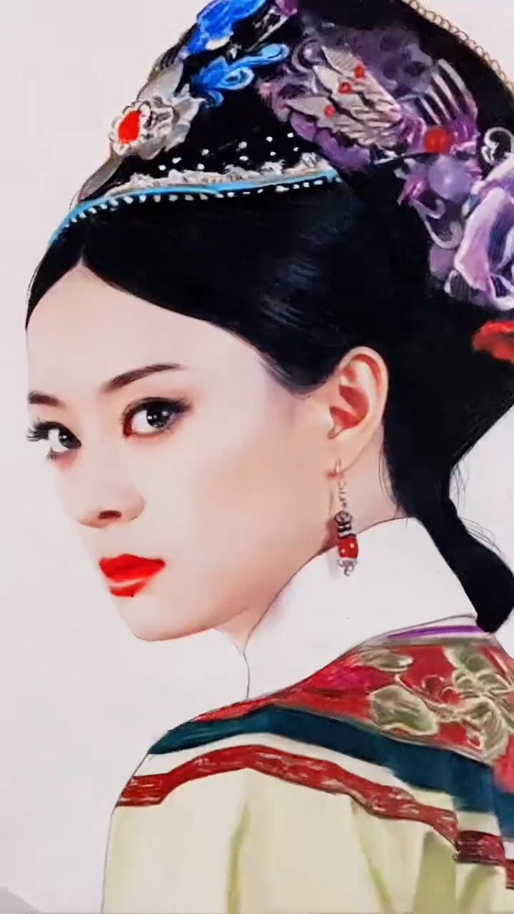 没有人没看过甄嬛传吧?#绘画