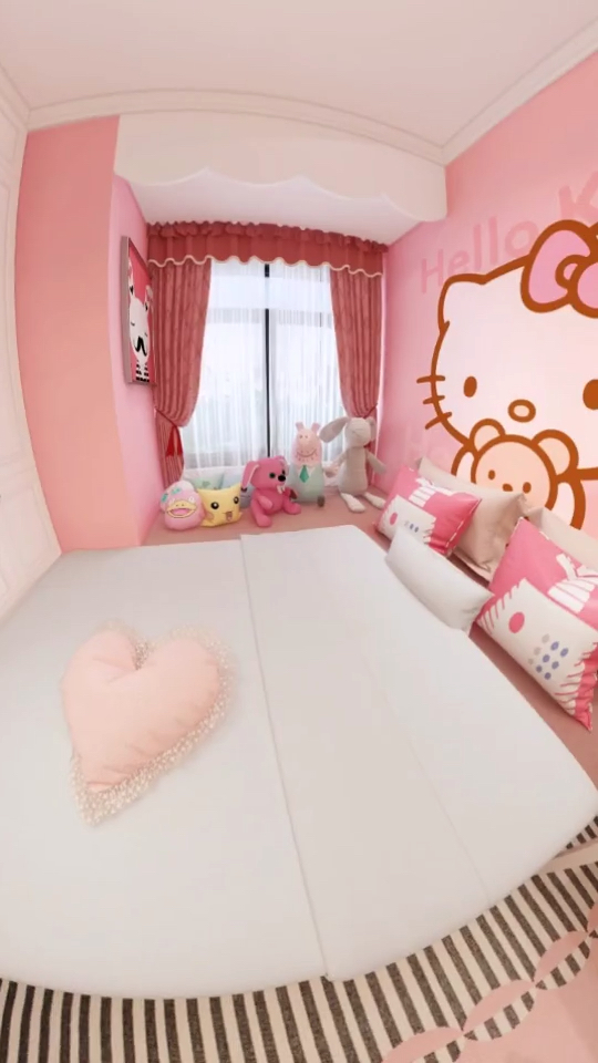 榻榻米凯蒂猫小房间,你的少女心