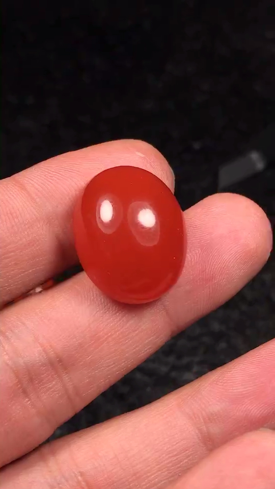 精品保山南红戒面