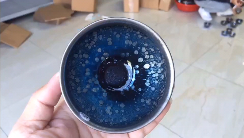 赵建平大师星云建盏 如星空般的美