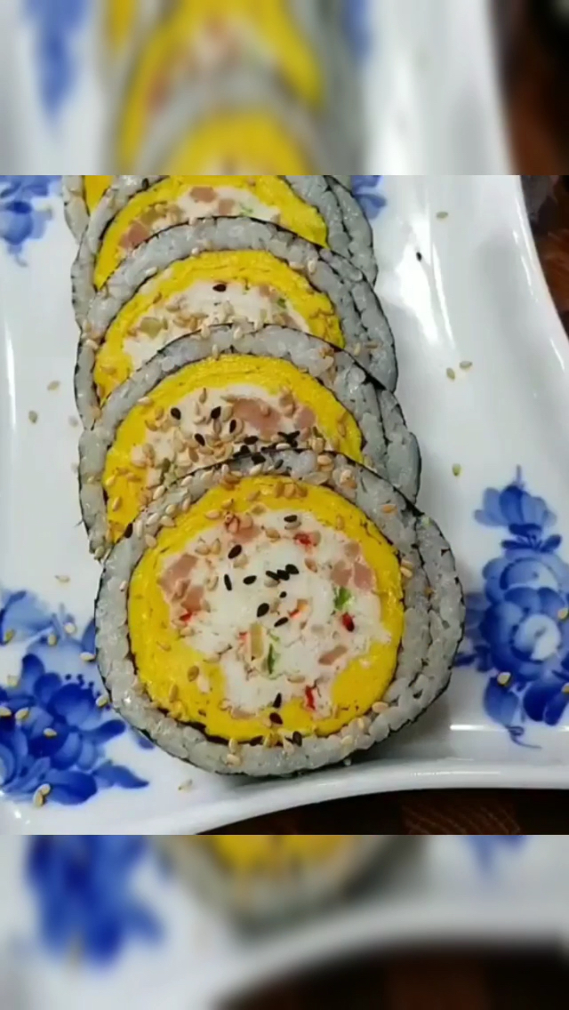 自制蛋卷寿司～营养美味奥99