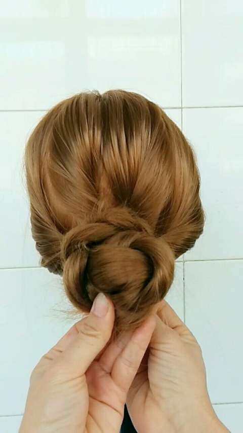 淑女盘发,喜欢的宝宝双击加关注787878