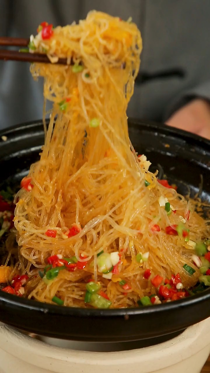 蛋黄粉丝煲 有手就行的教程