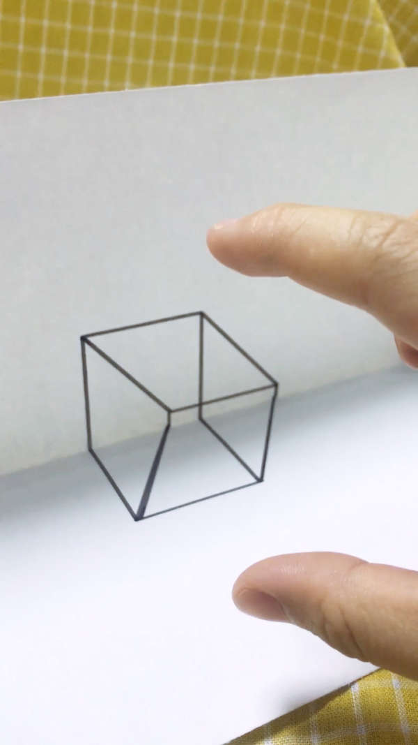 非常简单的立体正方形教程