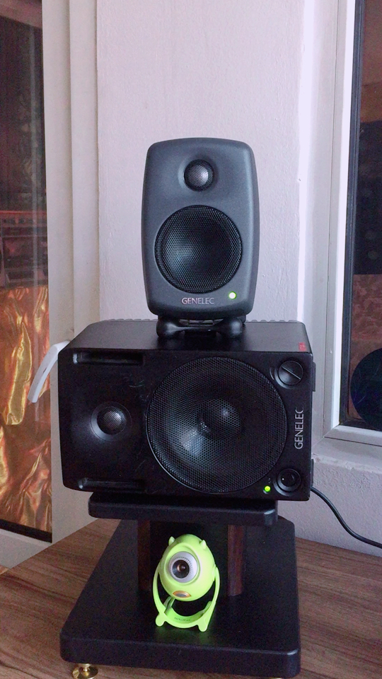 音乐制作 两代真力监听音箱 8010a 1029a