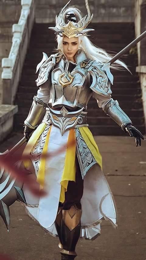 最强的韩信只需要一枪就够了!本期coser 小姐姐:#cospl