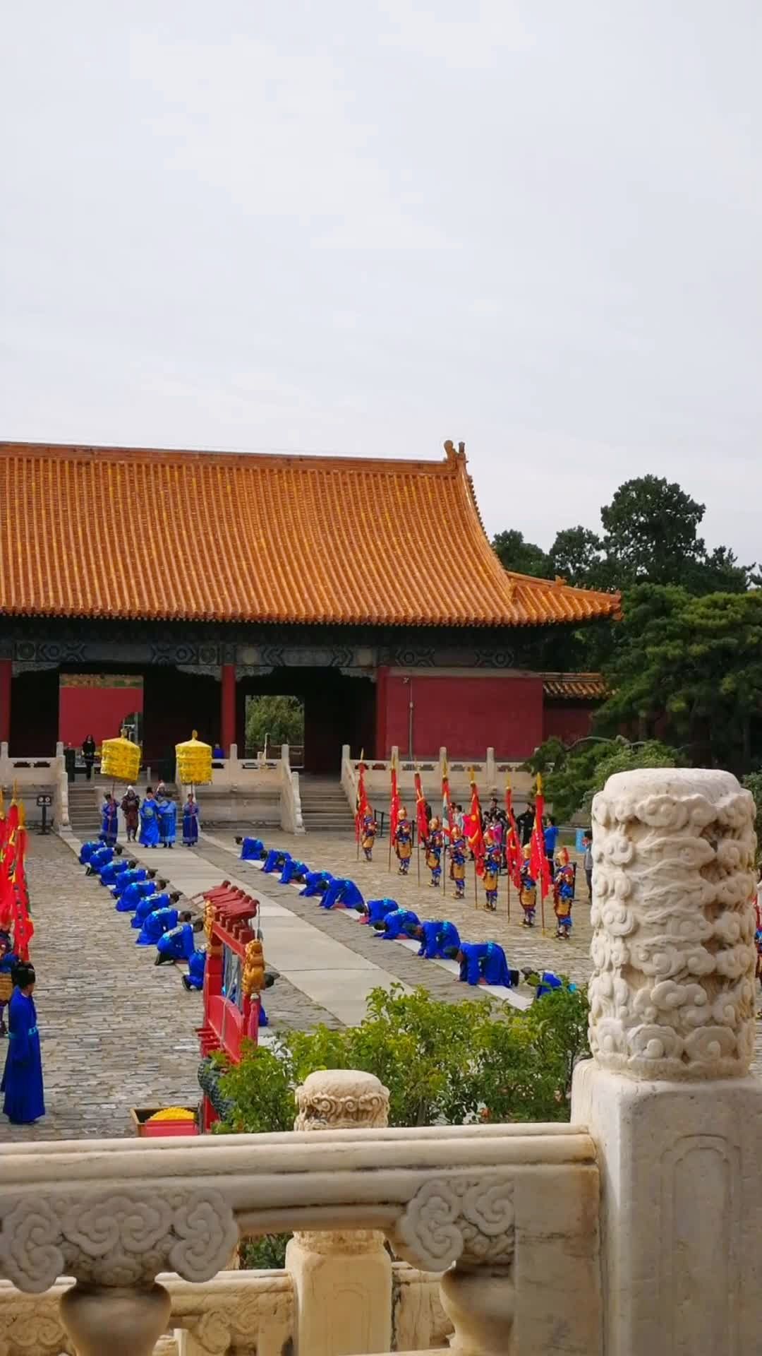 明代皇帝祭天的场景