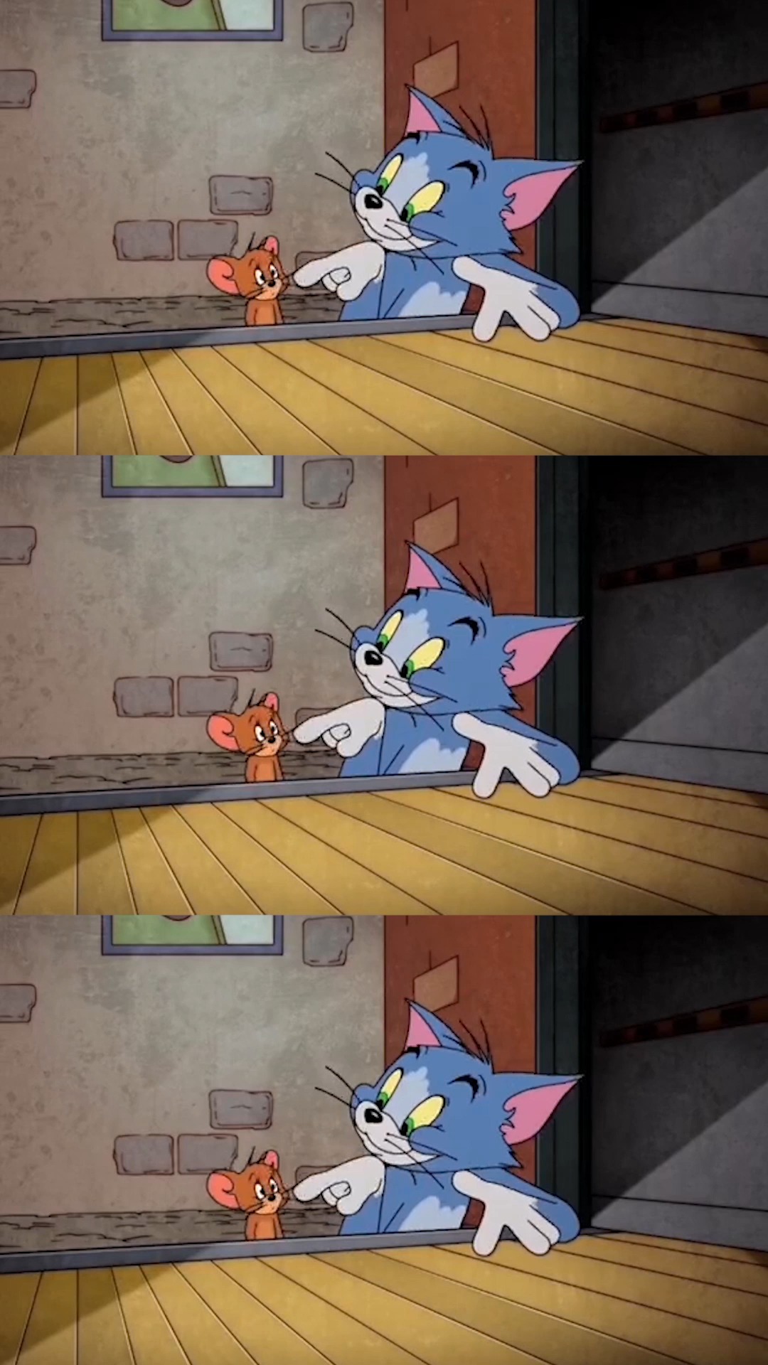 汤姆和杰瑞的有爱画面#猫和老鼠