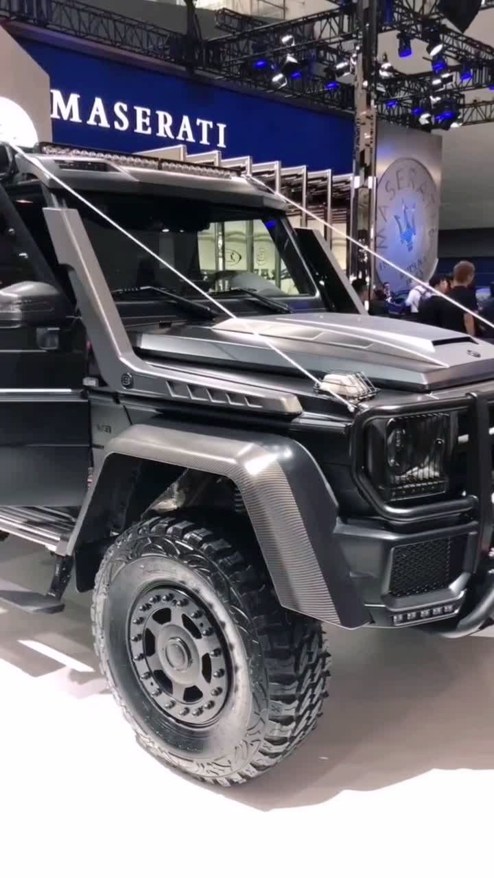 广州车展94700多万的巴博斯brabus g500 4x4,太惊爆了