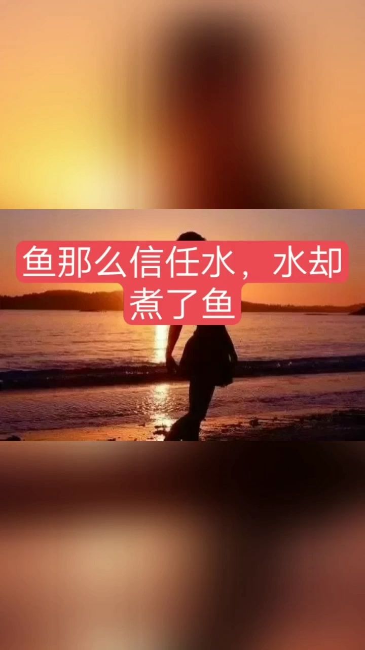 鱼那么信任水,水却煮了鱼