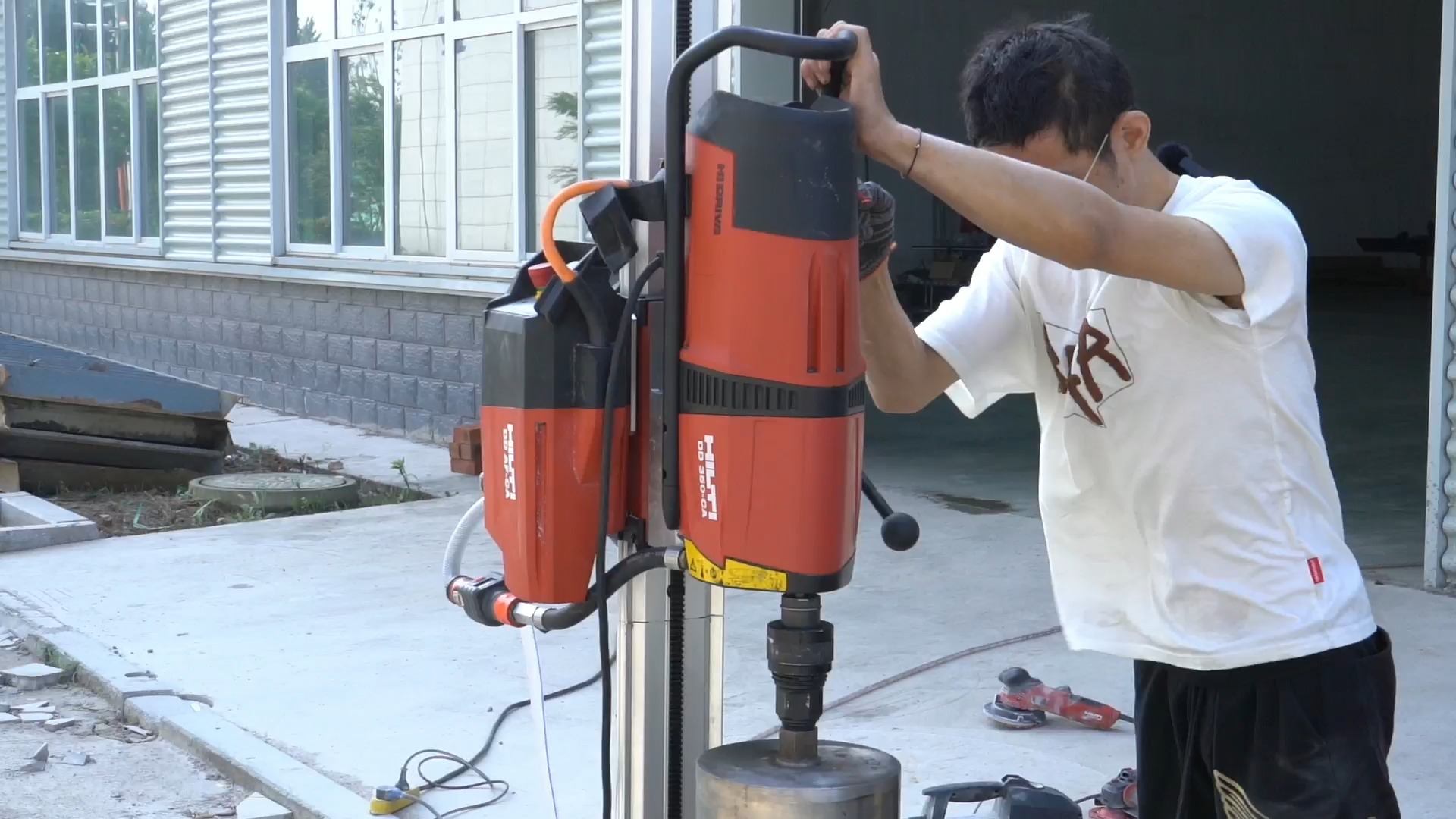 喜利得dd 350ca水钻#喜利得#水钻#打孔