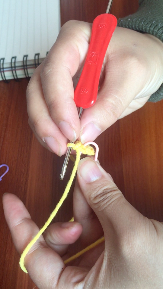 第二圈. v=短针加针