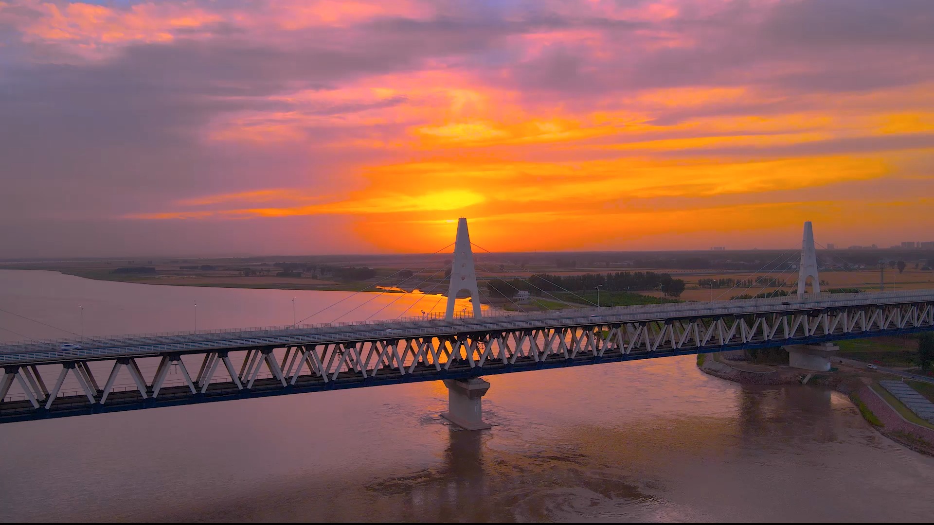 郑新黄河大桥#母亲河  #黄河边看黄河#庆祝建党百年