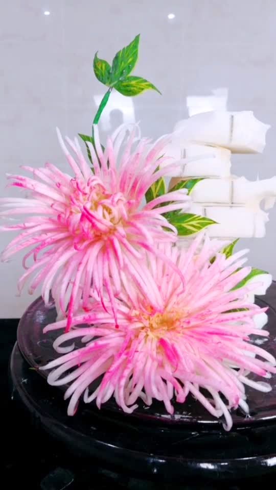 白菜菊花,刚做完.分享给我不到十个的粉丝