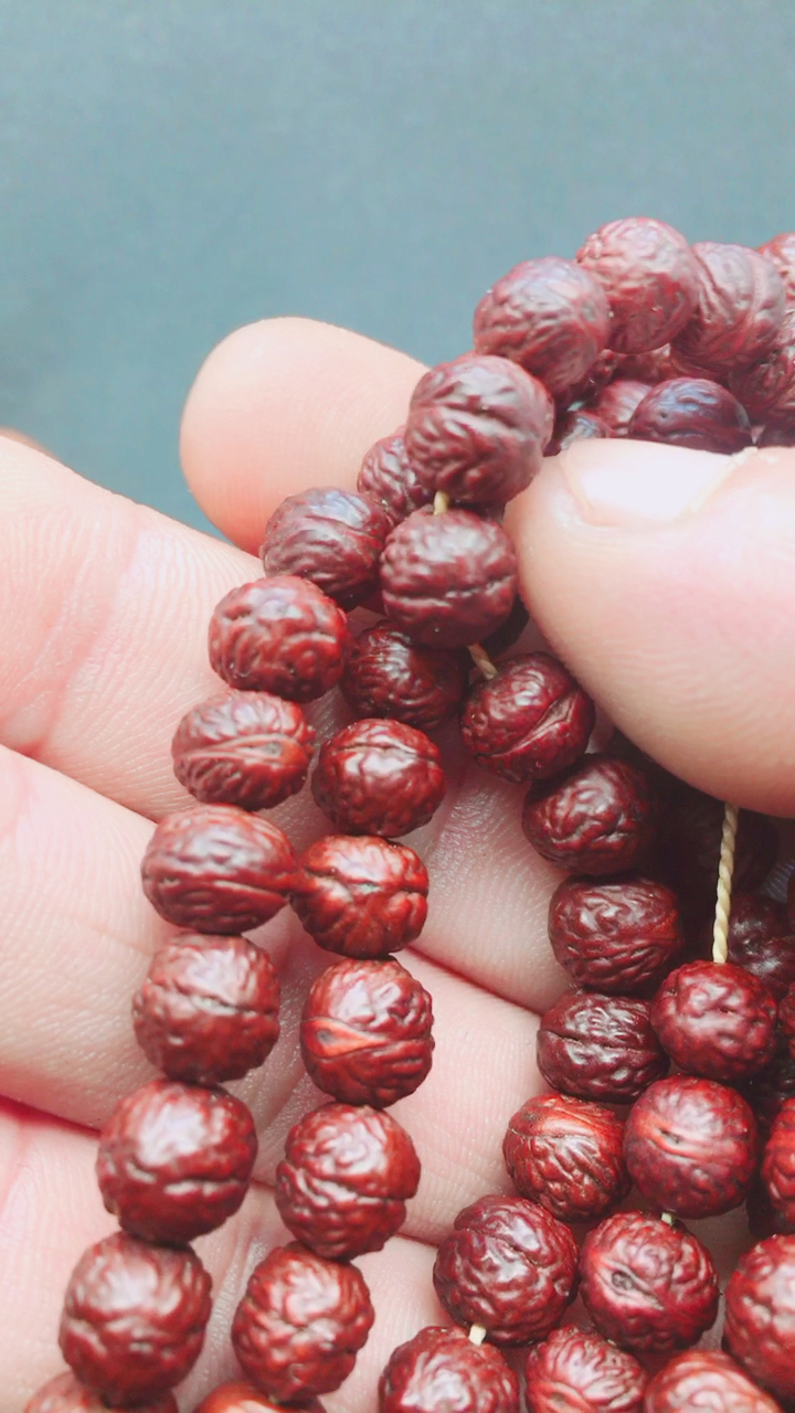 野生酸枣核,两串108