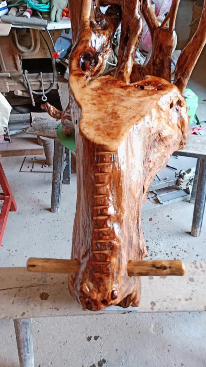 这牛头根雕怎么样还不错吧