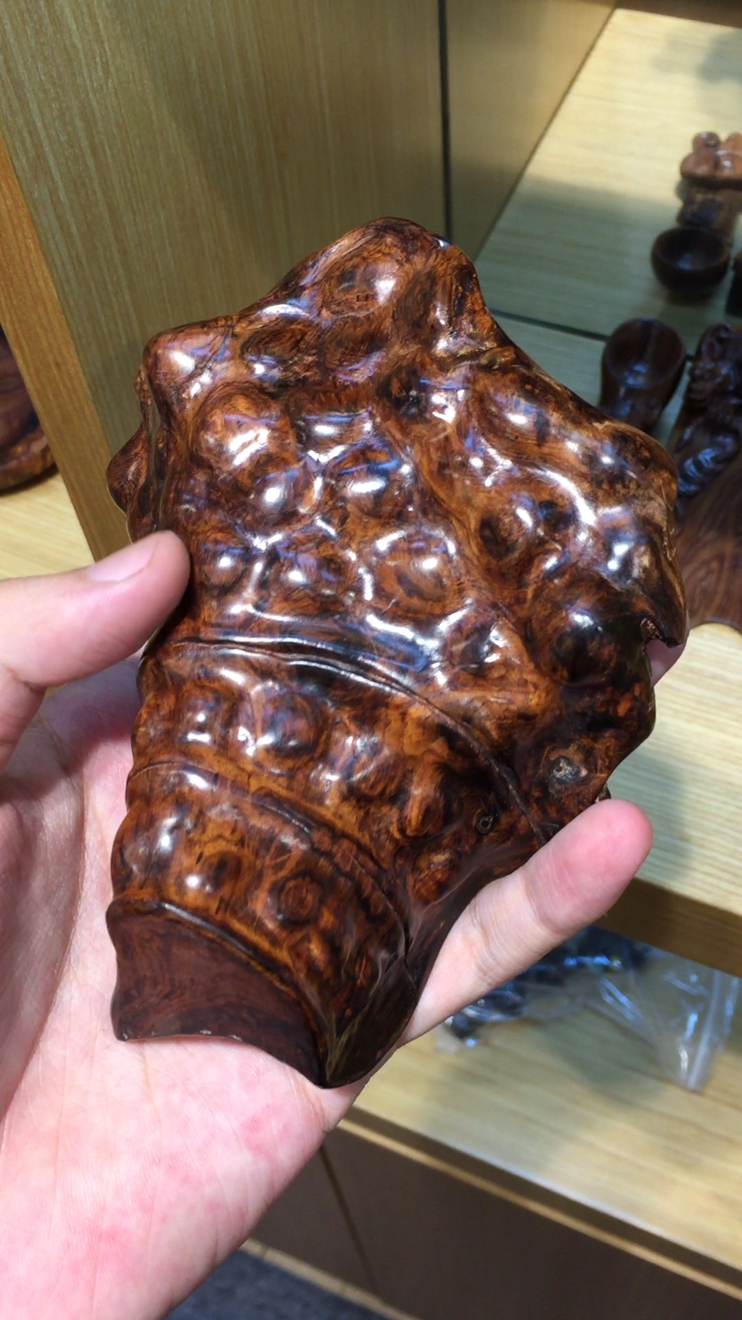 海南黄花梨高端货之瘤疤随形摆件