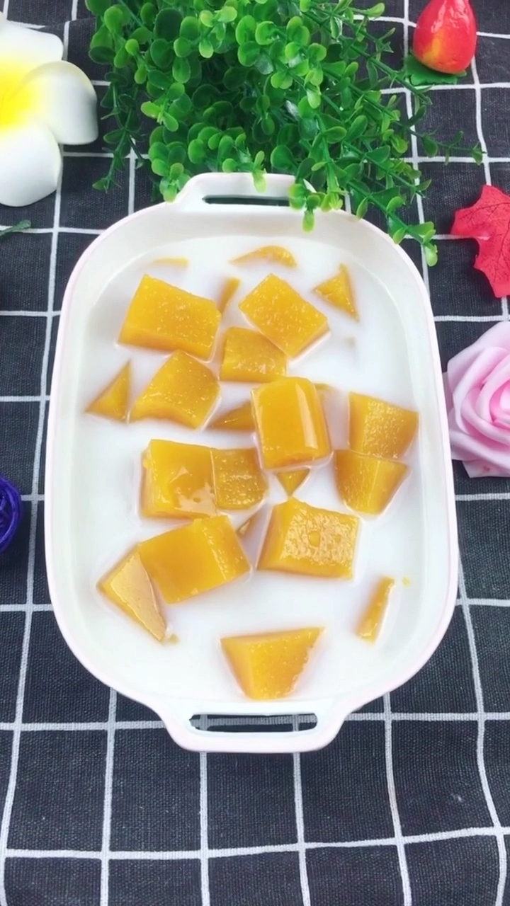 椰汁南瓜果冻,你肯定没吃过吧