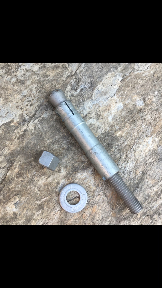 力王lzk-b m12/18*80金刚石刀齿扩孔锚栓  地铁 抗震支架安装