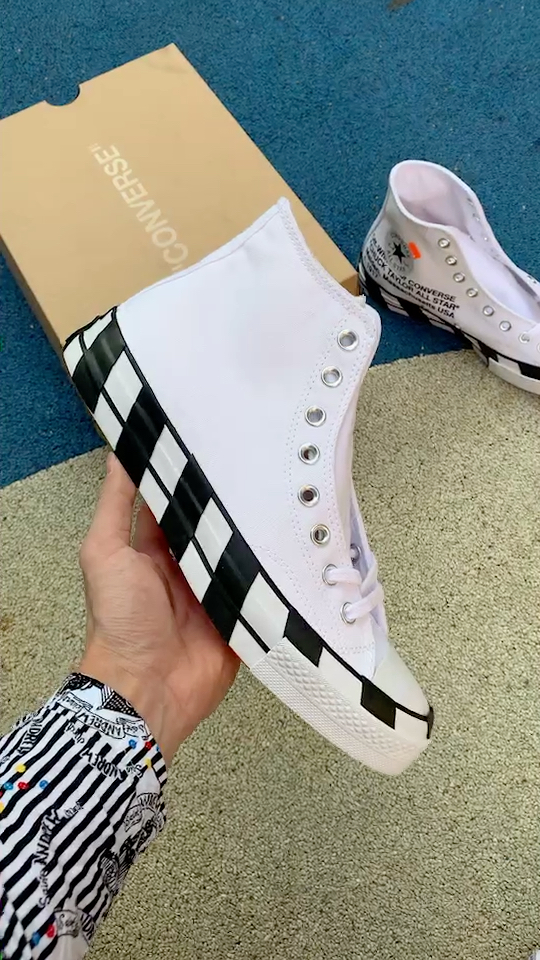 ow匡威联名 off-white x converse  2.0纯白163892c