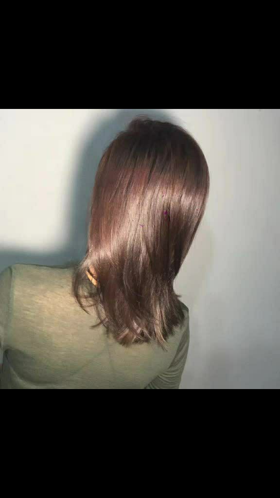 完美炫棕色 加渐变染!