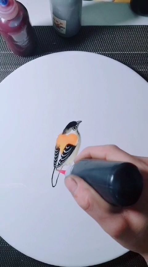 果酱画,果酱可以这样画小鸟的哦