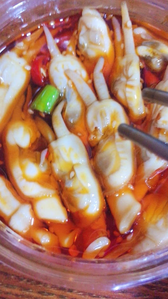 麻辣捞汁蛏子肉