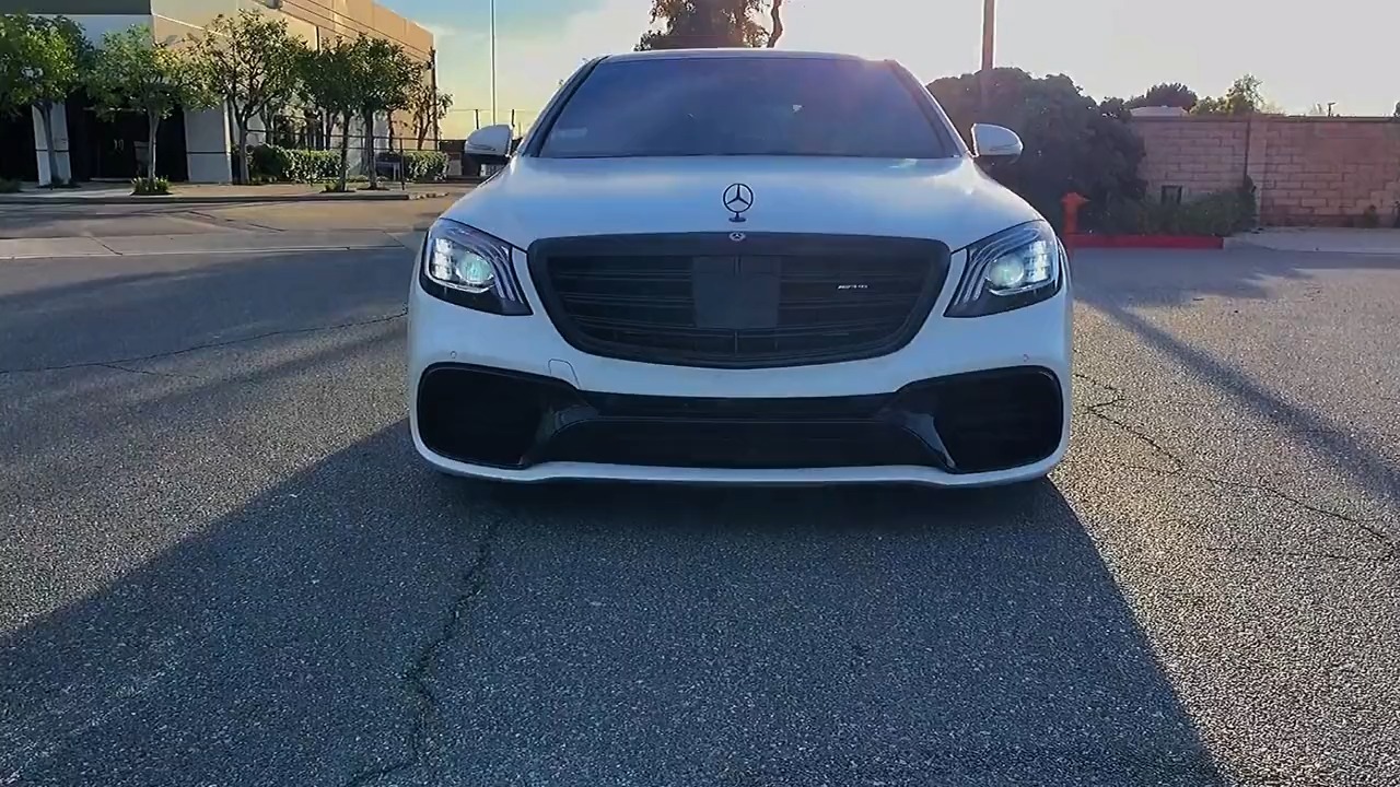 西装暴徒奔驰s63amg耀眼的白色外观,你爱了吗?#奔驰amg#奔驰s63amg