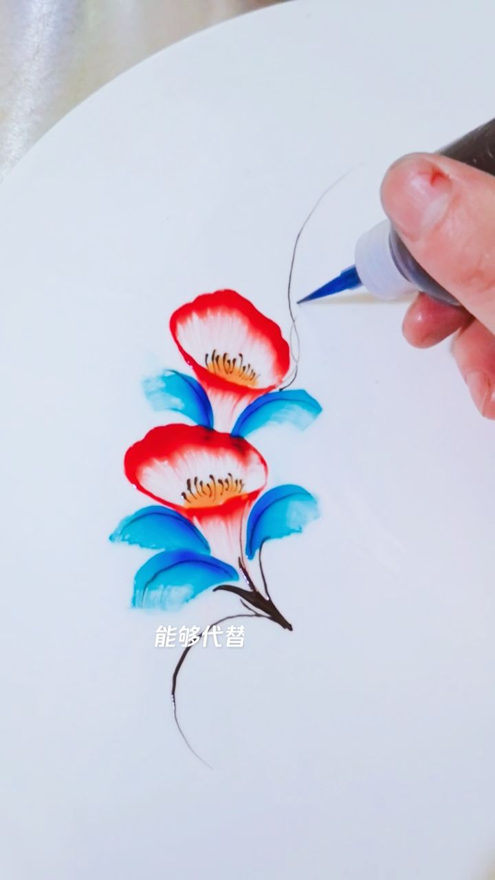 果酱画:厨房里的指尖牵牛花