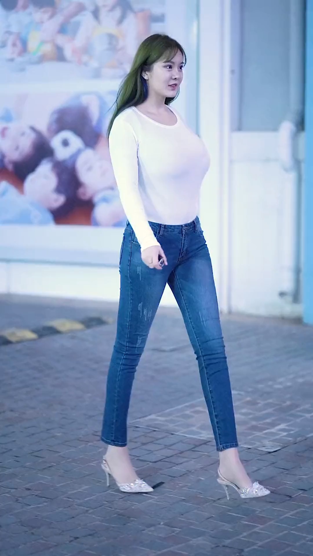 牛仔裤穿搭浅浅silvia易阳