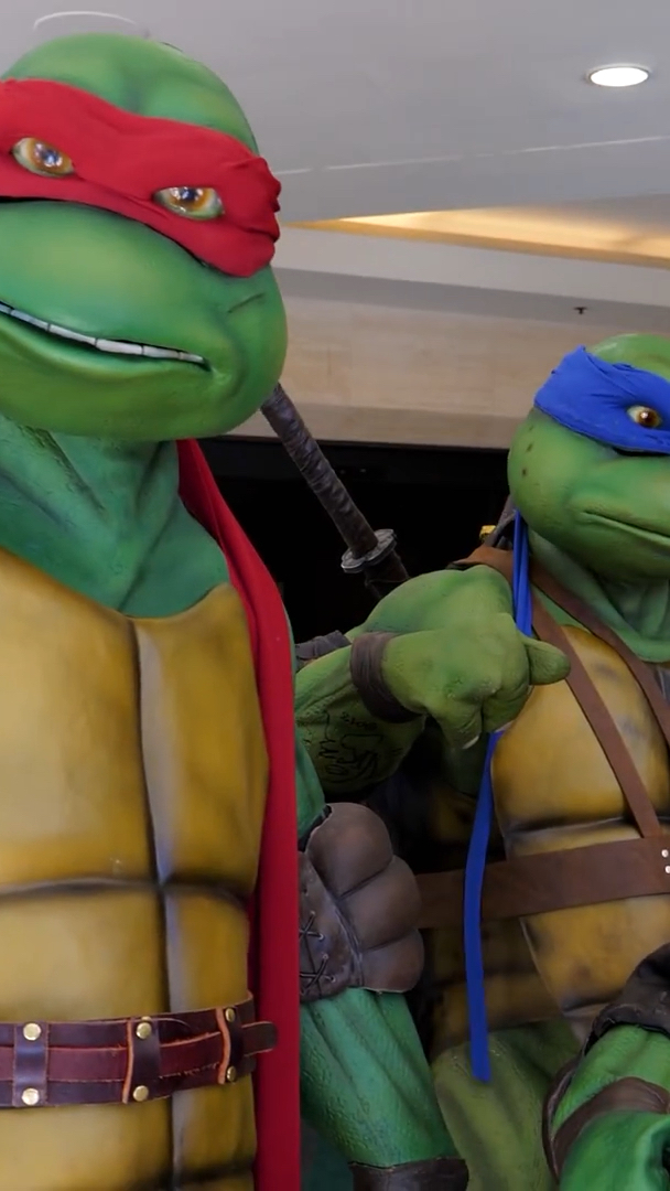 忍者神龟,童年的偶像啊!有谁跟我一样!cos给满分不怕你骄傲