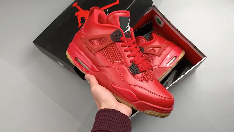 air jordan 4 "singles day" aj4漆皮大红 刮刮乐光棍节
