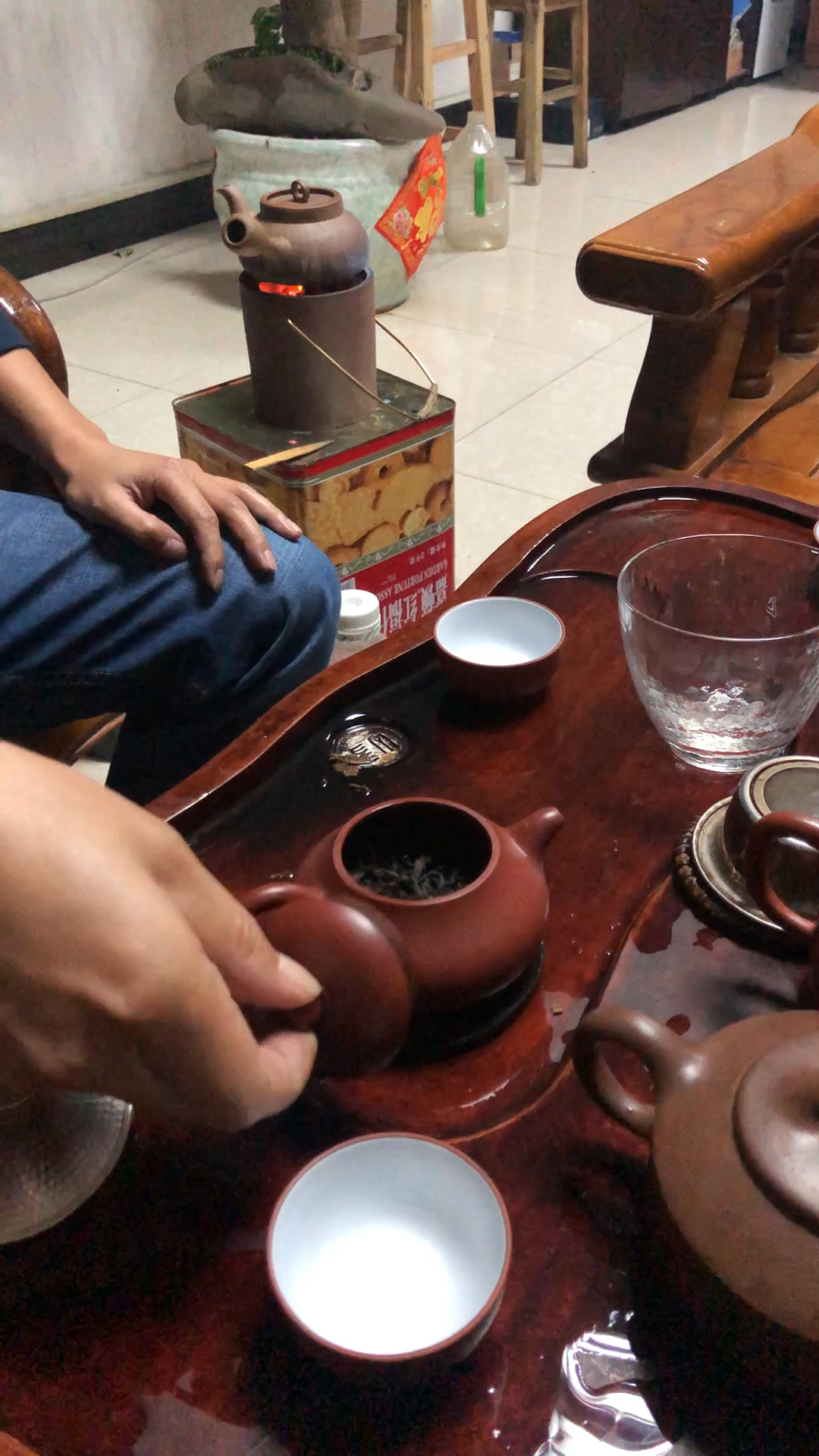 老板泡茶