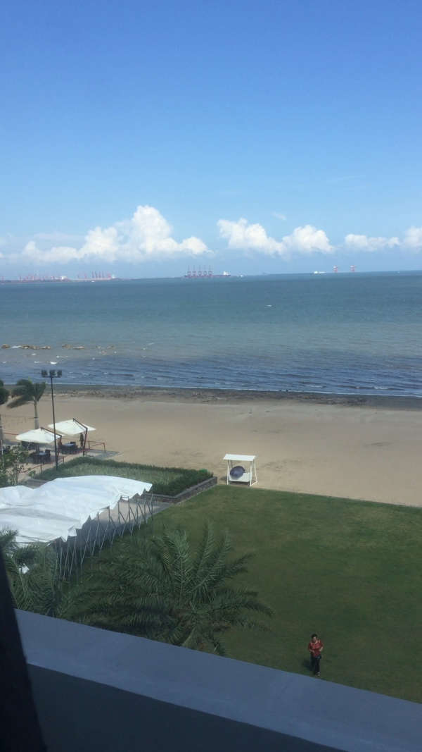 防城港一个很美的地方,白鹭岛