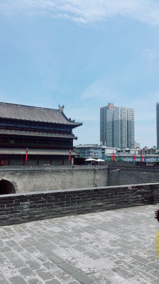 西安明城墙 全长13.7公里 古代作为防御体系抵制外敌入侵