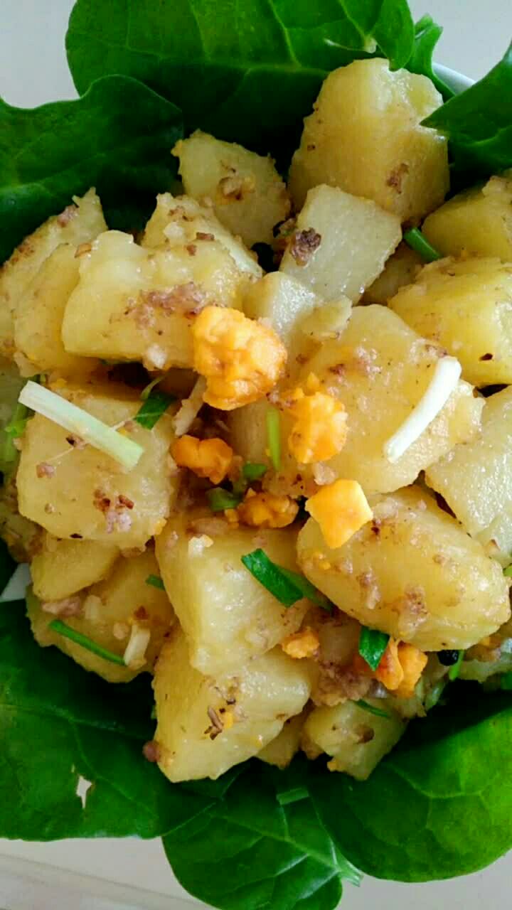 肉末蛋黄烩土豆