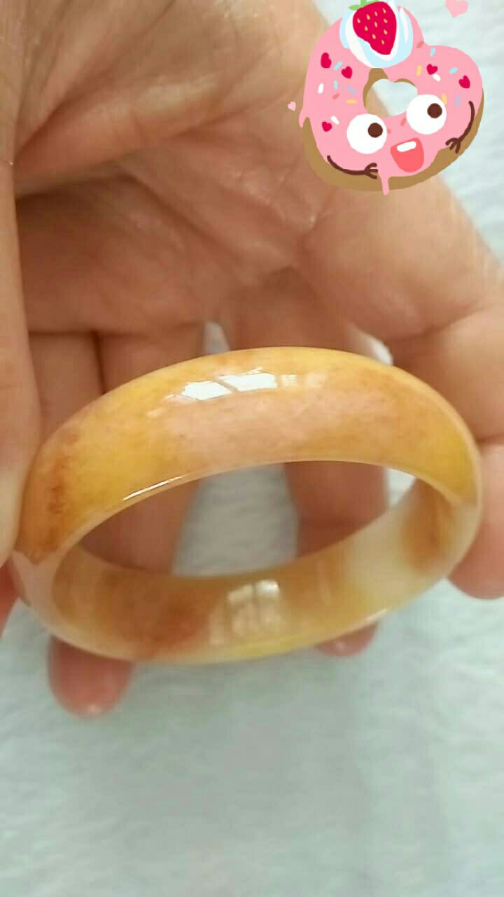 新疆金丝玉彩玉手镯