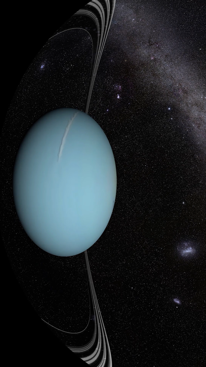 哈勃望远镜视角下的一颗远日行星,有人说他是太阳系最美的行星,谁知道