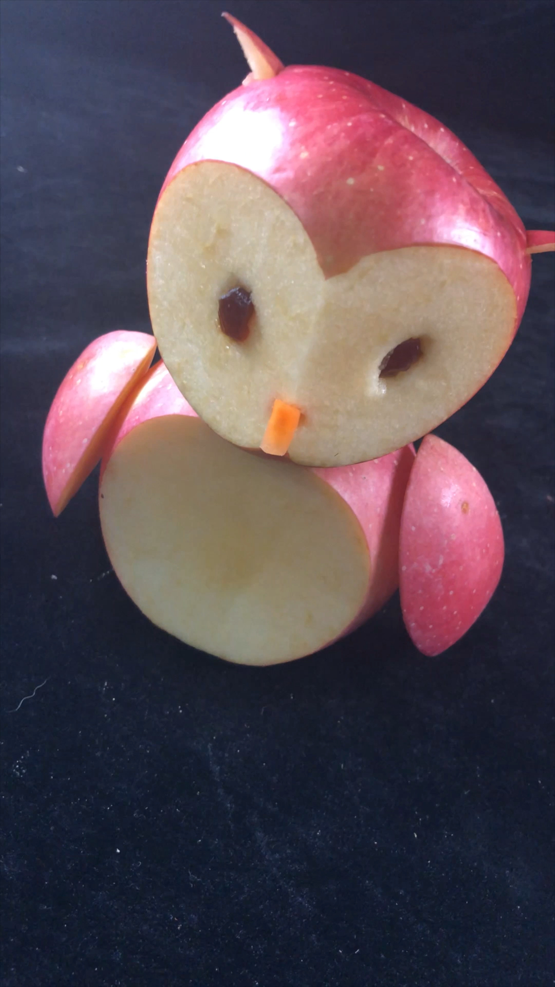 苹果做成小动物的造型图片