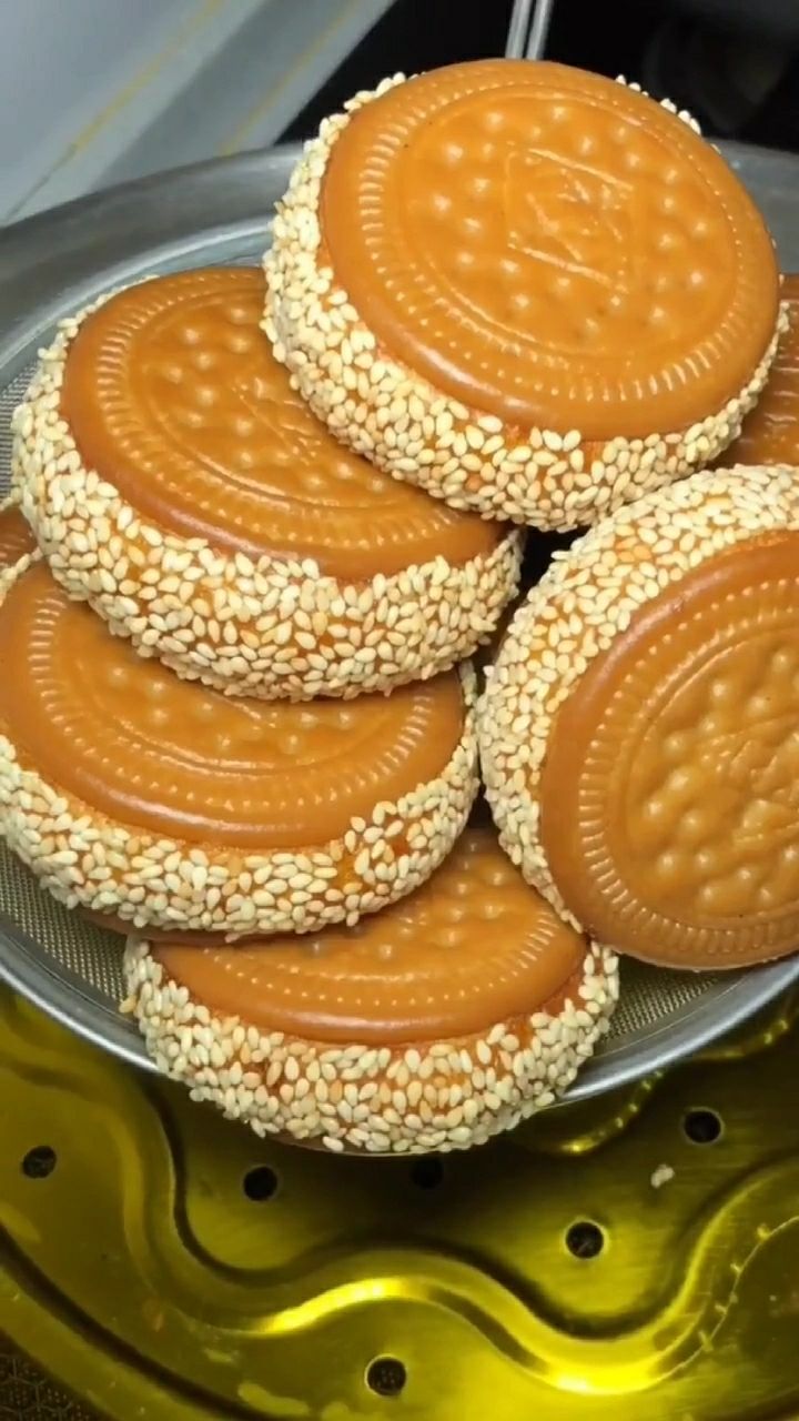 外酥里嫩的饼干南瓜饼!