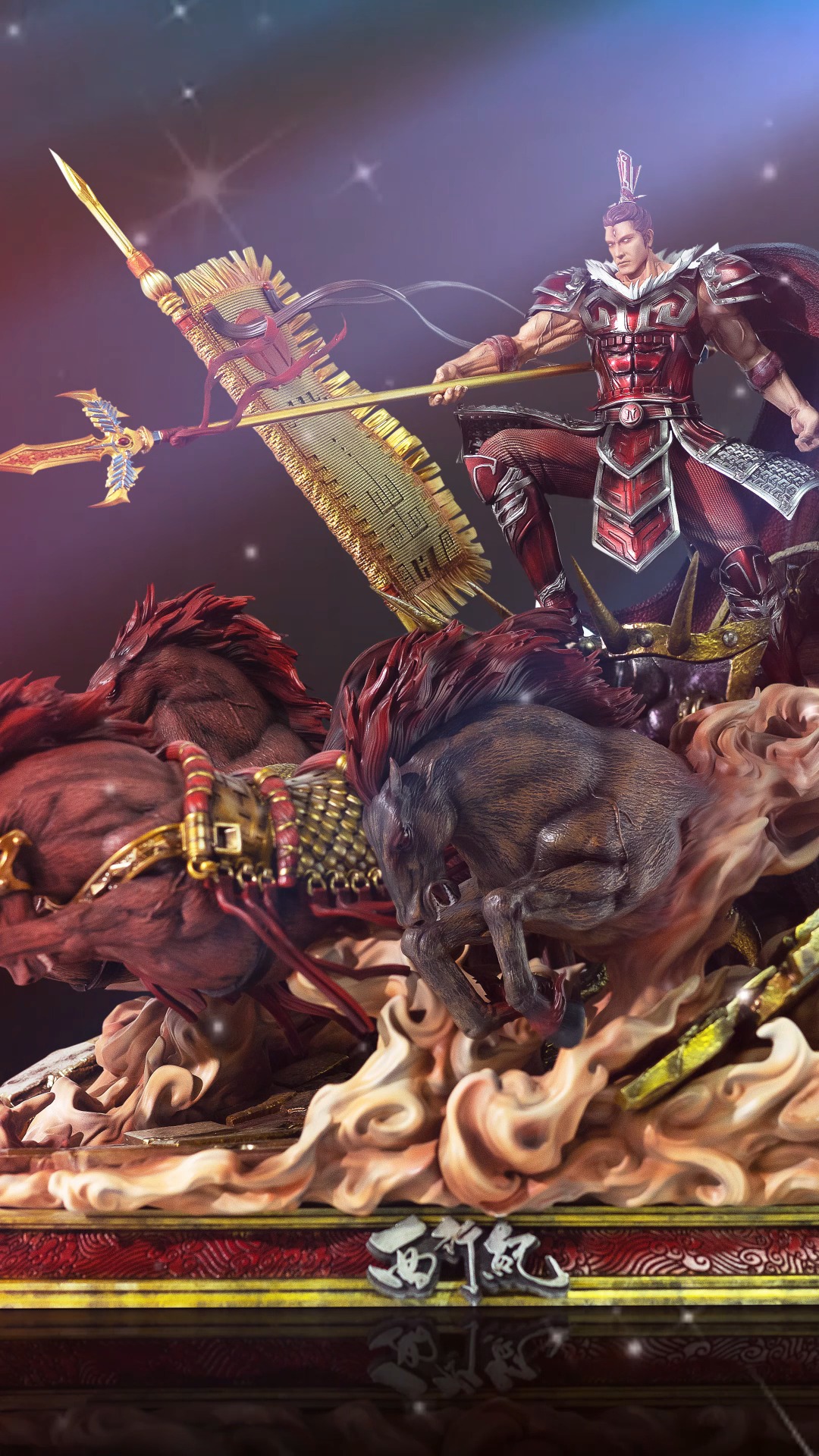 三眼神将雕像太酷了!#西行纪 #国漫