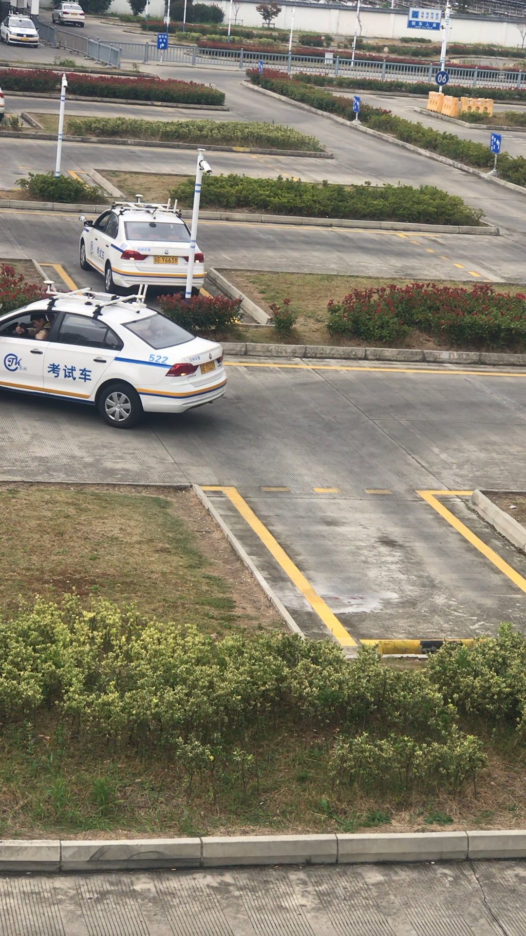 观山5号考场-倒车入库