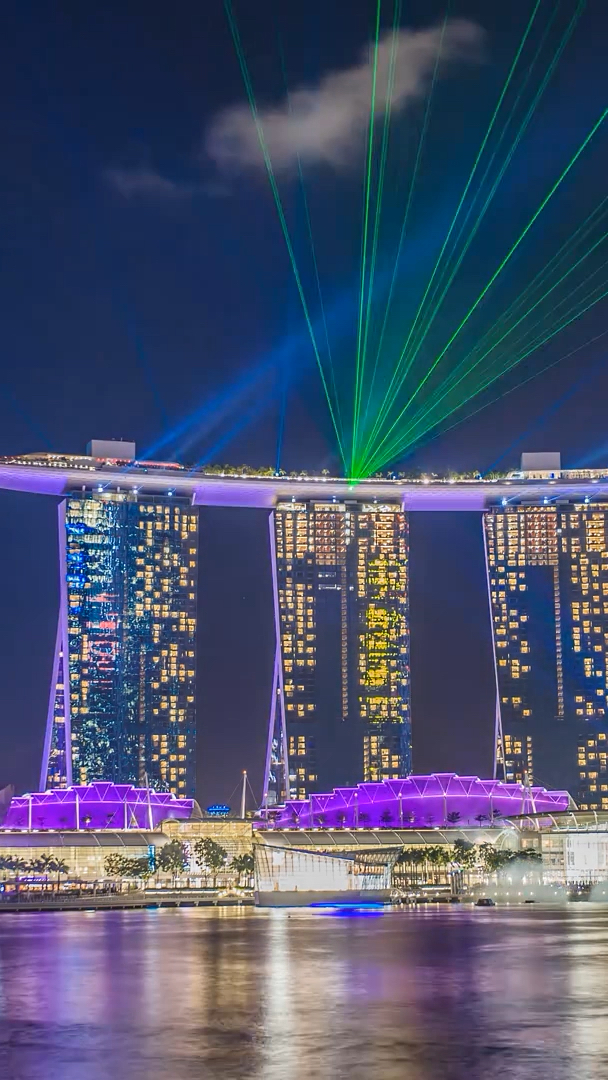 新加坡##滨海湾金沙酒店#为新加坡这个繁华大都会,划下一道亮眼的