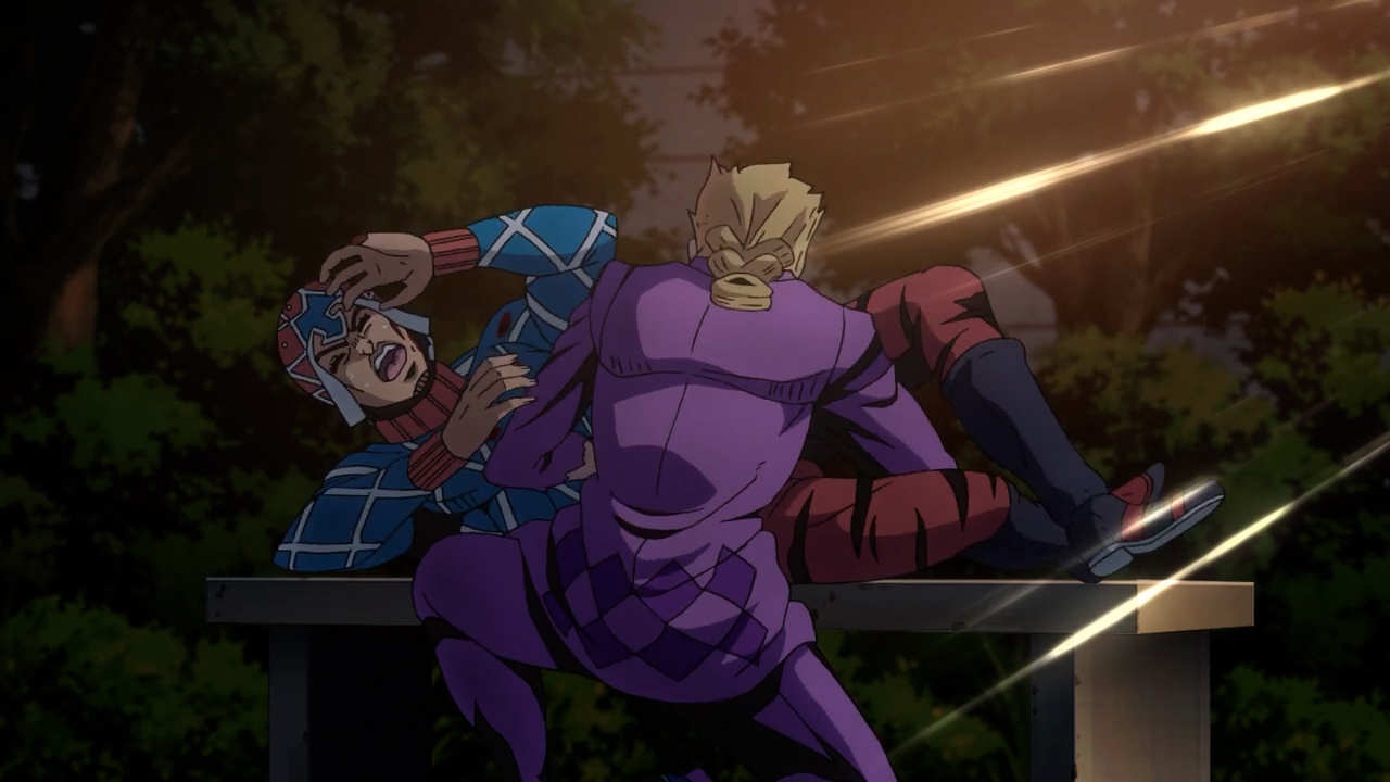 乔鲁诺为米斯达治疗#动漫 #日漫