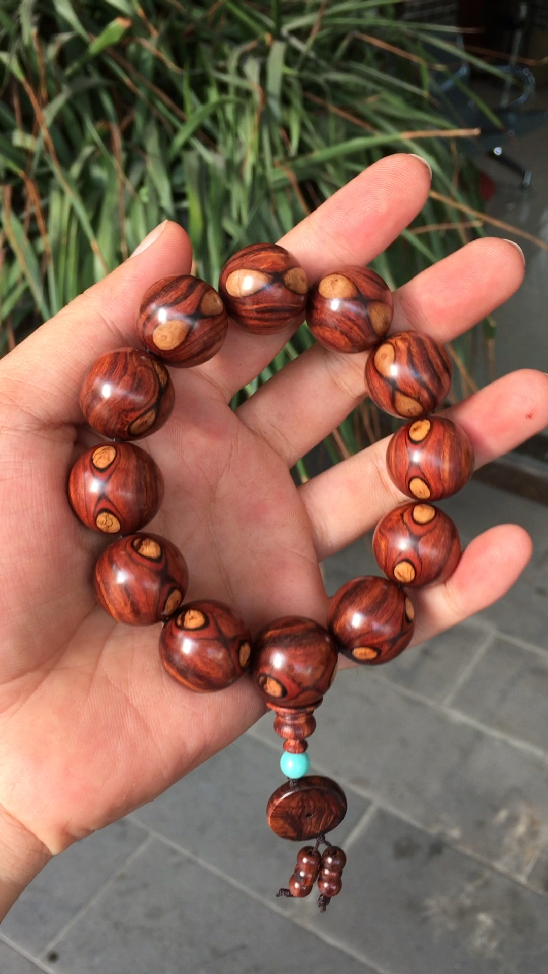 海南黄花梨2.0奥特曼对眼手串