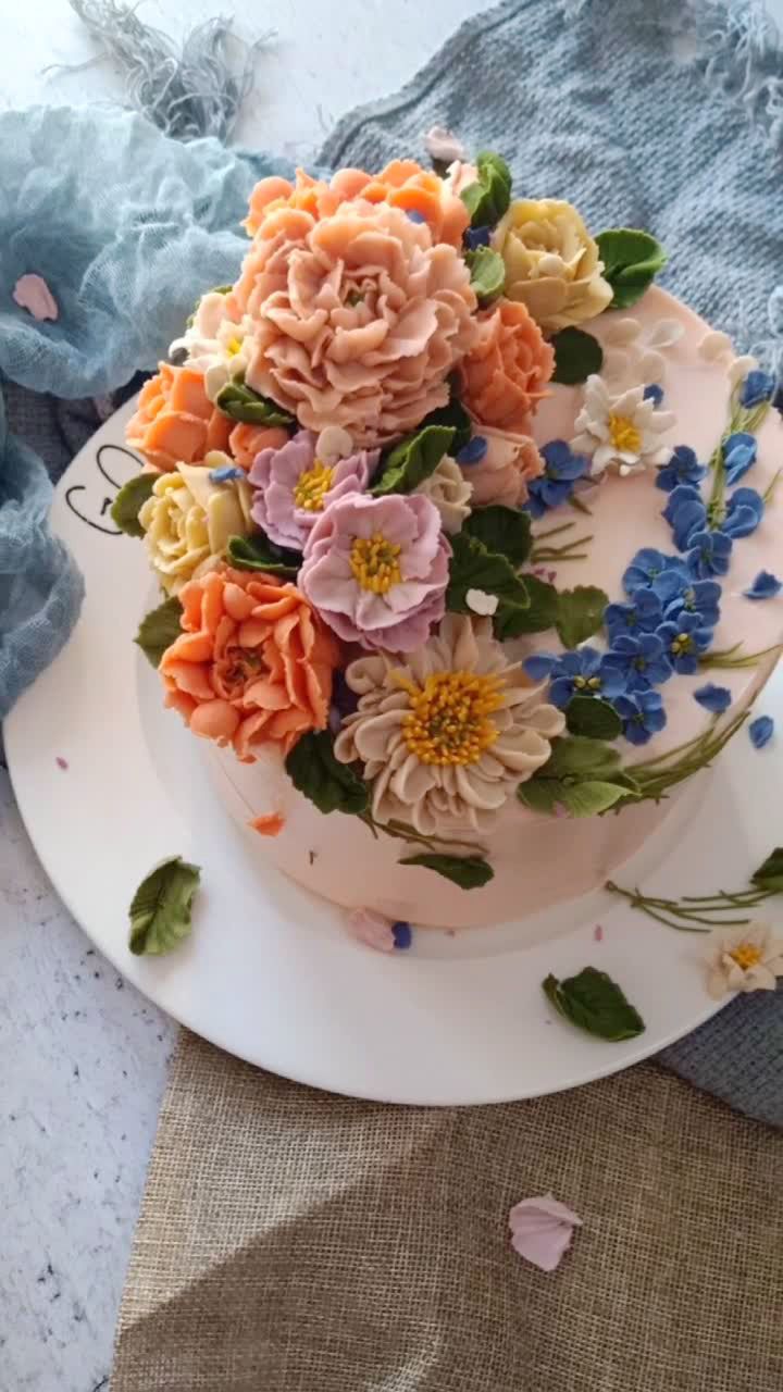 韩式裱花毕业作品96