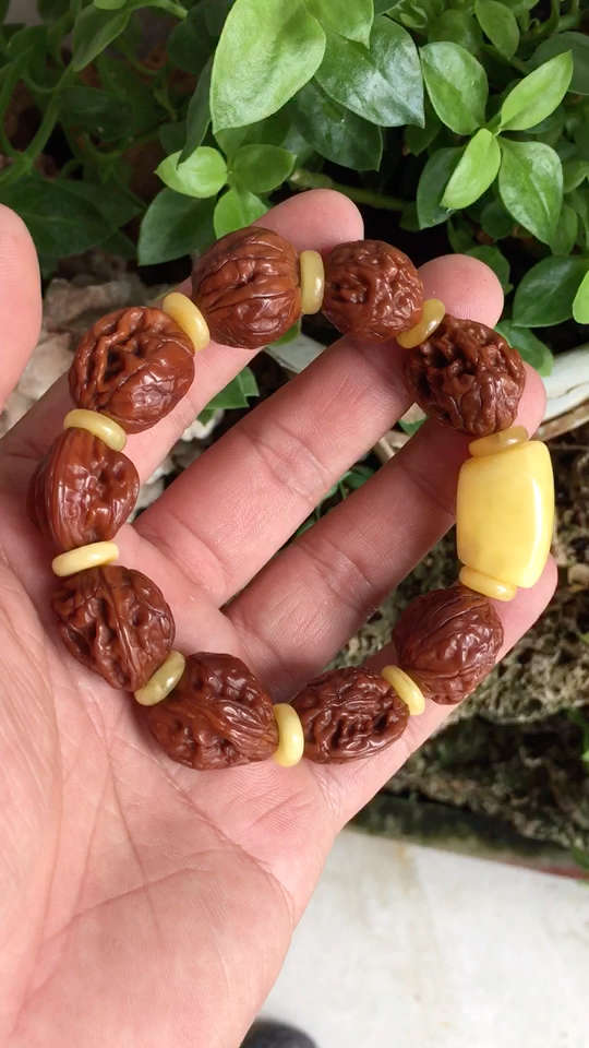 异形麻核桃手串