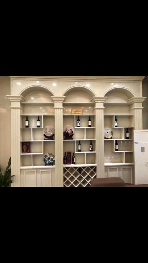 石材罗马柱酒柜