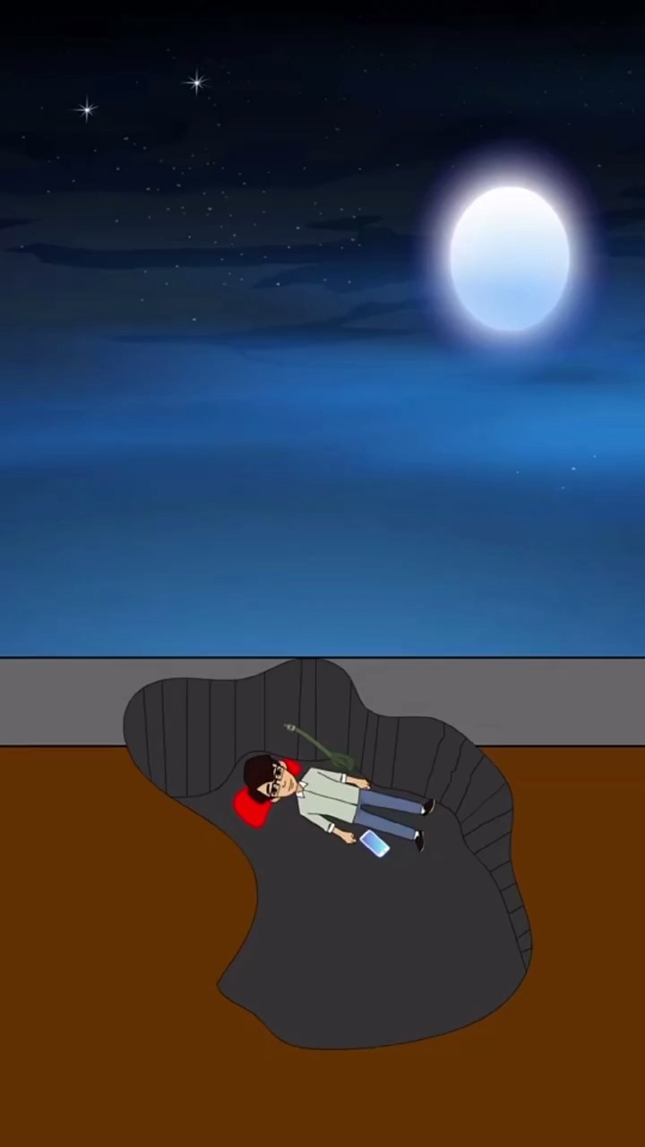 看见有人掉坑里,你会有什么反应?#动漫