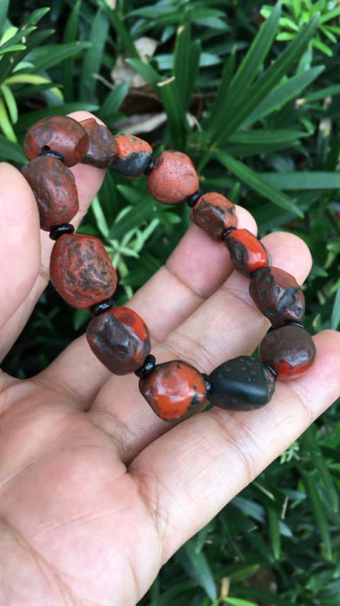 随心  随意  随性! 随型手串,极品铁皮包浆!